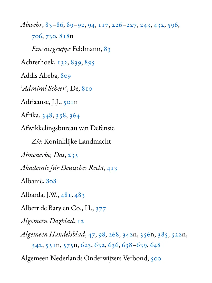 Het register, met aanklikbare paginaverwijzingen