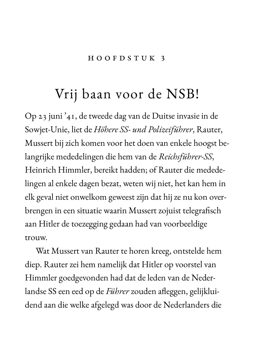 Begin van een hoofdstuk