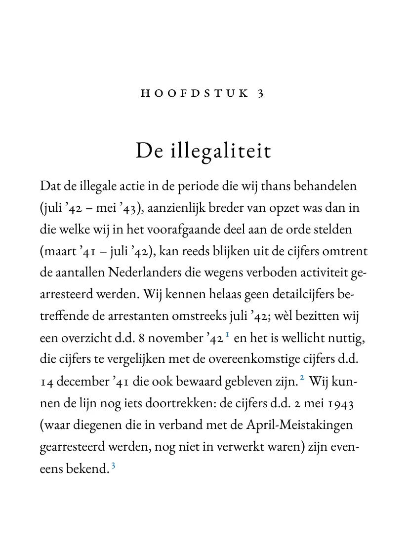 Begin van een hoofdstuk