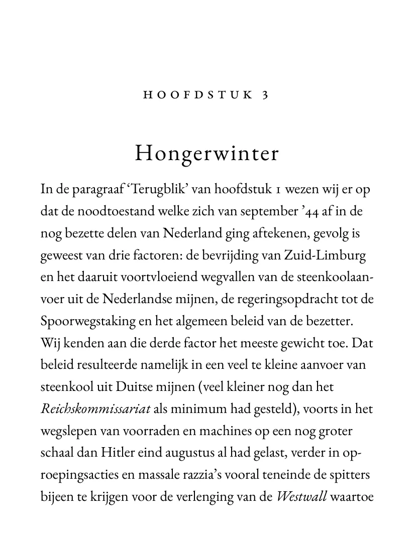 Begin van een hoofdstuk