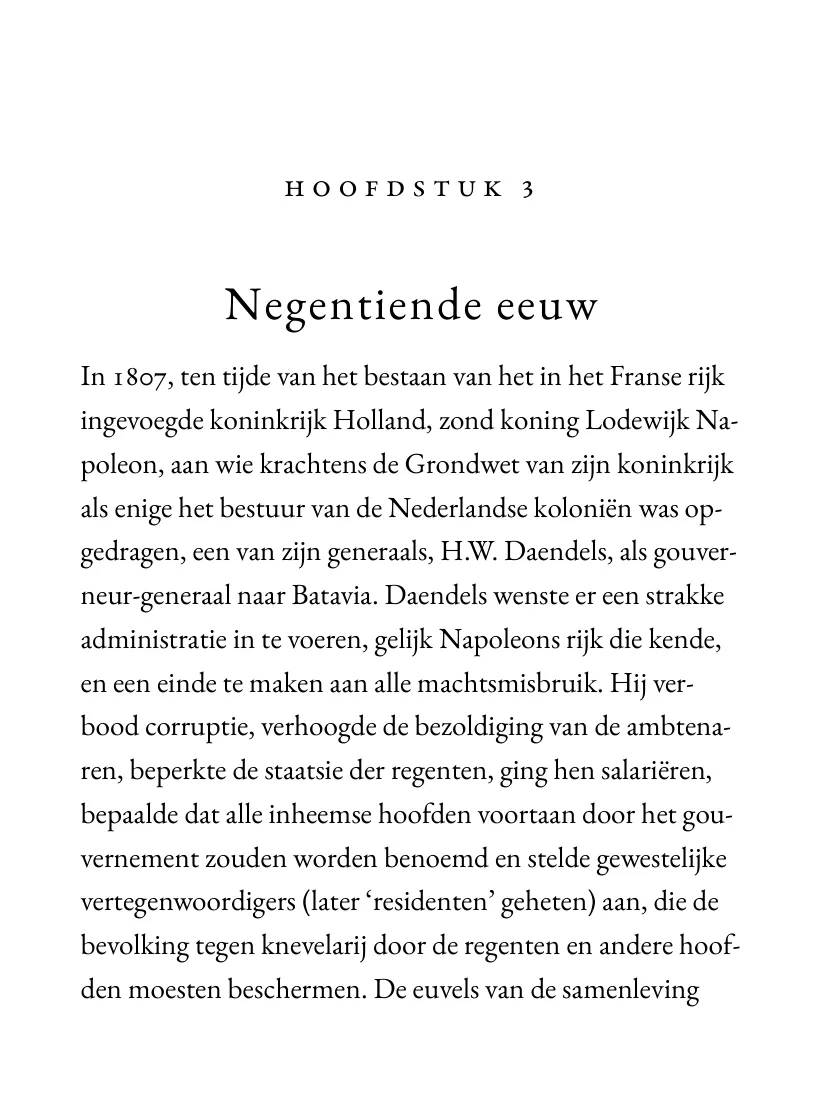 Begin van een hoofdstuk