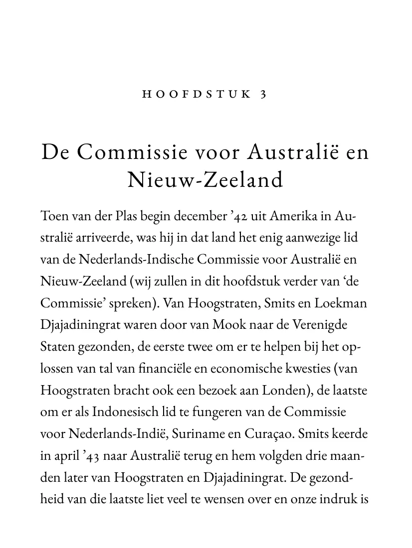 Begin van een hoofdstuk